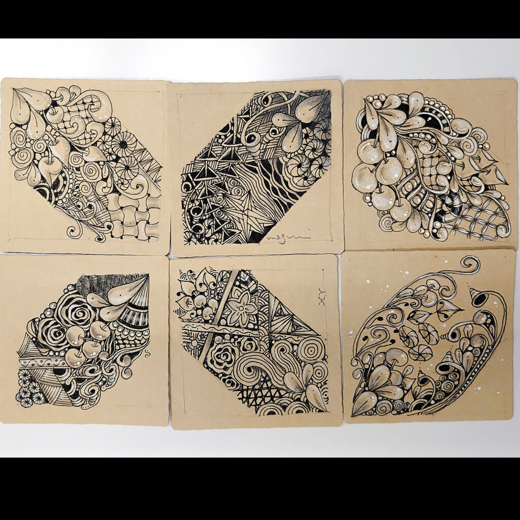 誰でも描けるペンアート講座　ゼンタングルⓇ