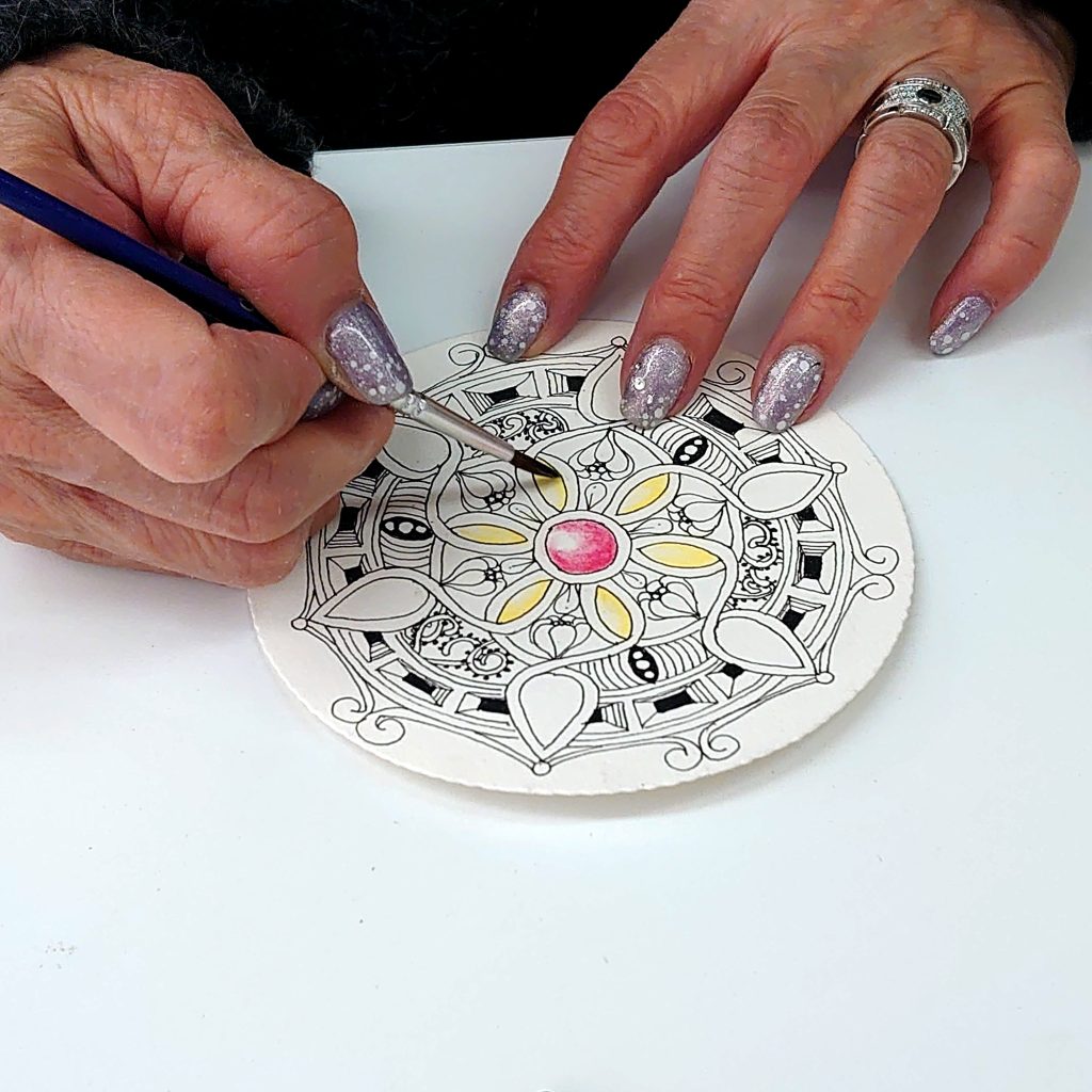 ゼンタングル　インスパイアードアートzentangle